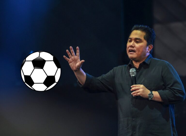 Erick Thohir, Ketua Umum PSSI Periode 2023-2027. (Foto: Canva)