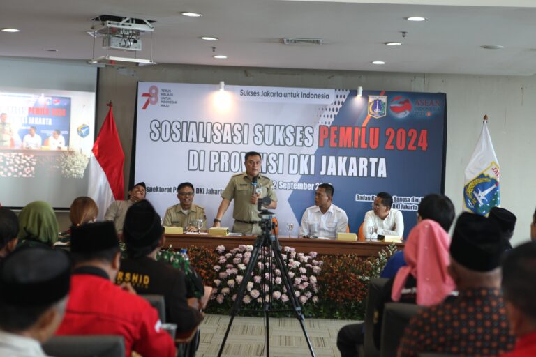 Kesbangpol Jakarta Barat Gelar Sosialisasi Sukses Pemilu 2024 untuk Ormas, Kampiunnenw.com