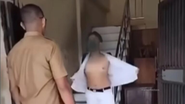 Murid SMA di Barito Selatan Tantang Guru Berkelahi, Sampai Lepas Baju Seragam, Kampiunnews.com