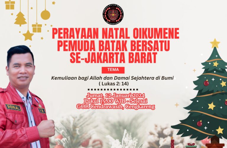 Perayaan Natal Oikumene Pemuda Batak Bersatu Wujudkan Keharmonisan Umat Kristiani di Jakarta Barat, Kampiunnews.com