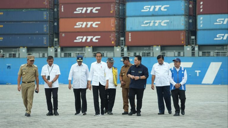 Makassar New Port Diresmikan, Presiden Jokowi: Pelabuhan Hub Terbesar di Indonesia Timur, Kampiunnews.com