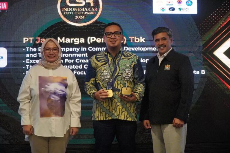 Jasa Marga Raih Dua Penghargaan Bergengsi Dalam Ajang Indonesia CSR Excellence Award 2024, Kampiunnews.com