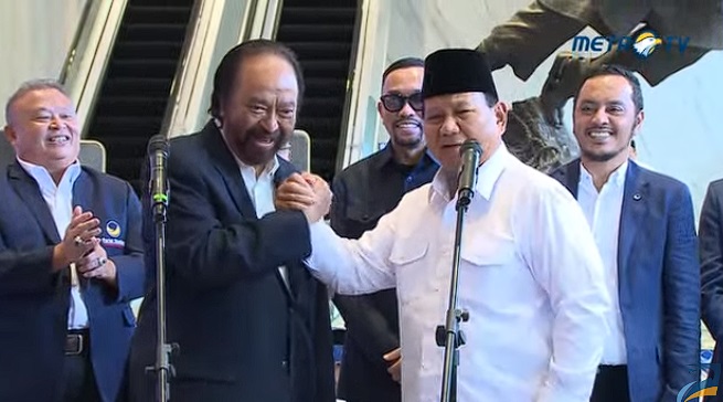 Temui Surya Paloh, Prabowo Sebut Bangsa Kita Telah Dewasa dan Matang dengan Sistem Demokrasi, Kampiunnews.com