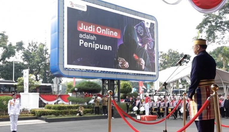 Menkominfo Ajak Maknai Kemerdekaan Masa Kini dengan Semangat Melawan Judi Online