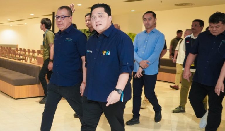 Erick Thohir Tinjau Progres Terminal 2F untuk Jamaah Umrah dan Haji