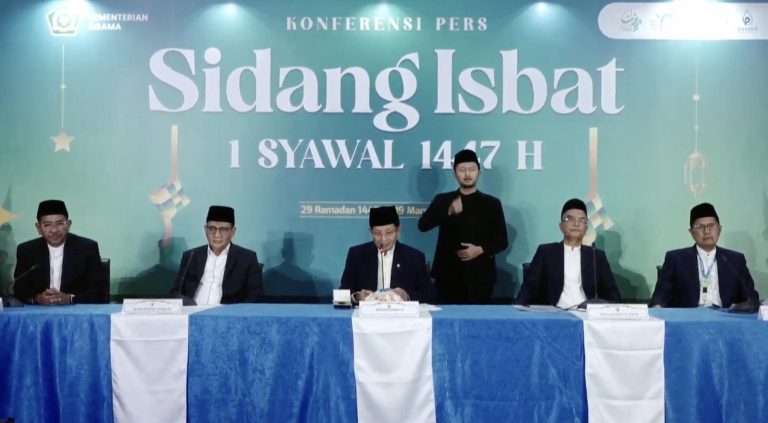 Pemerintah Tetapkan Idulfitri 1447 H Jatuh pada 21 Maret 2026