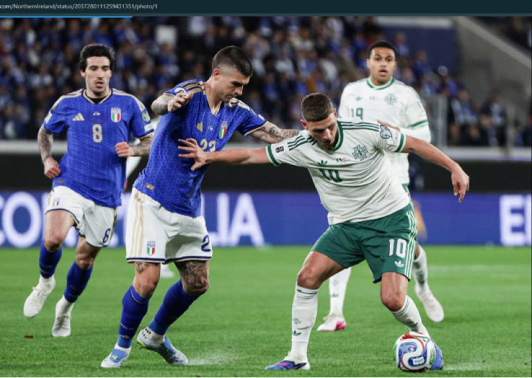 Italia Kembali Gagal ke Piala Dunia, Tersingkir Dramatis di Final Play-off Zona Eropa