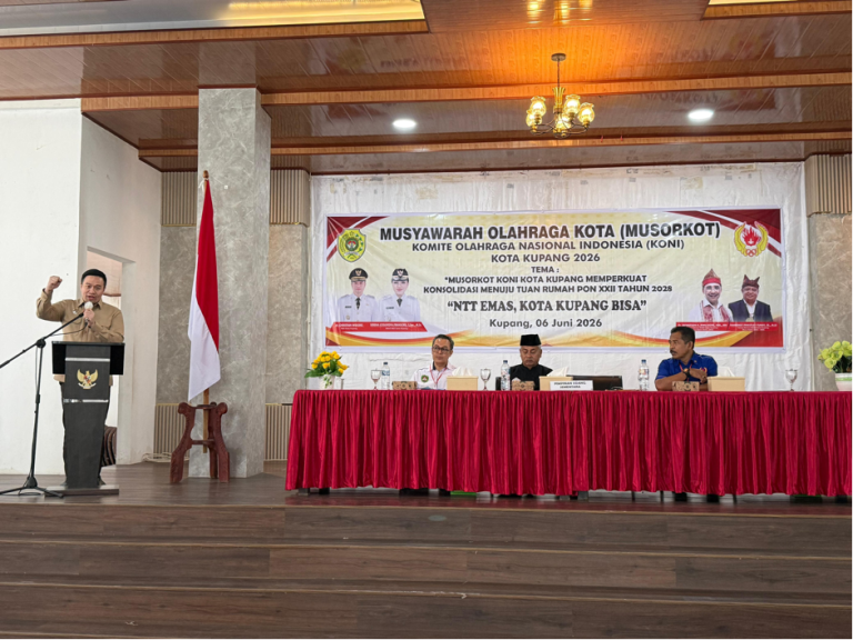 Buka Musorkot KONI 2026, Wali Kota Kupang Tekankan Sinergi Menuju PON XXII 2028