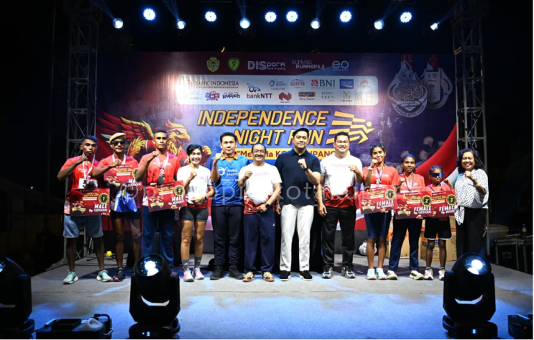 Independence Night Run Season II Pecahkan Rekor, 535 Pelari Meriahkan Ajang Lari Malam di Kota Kupang