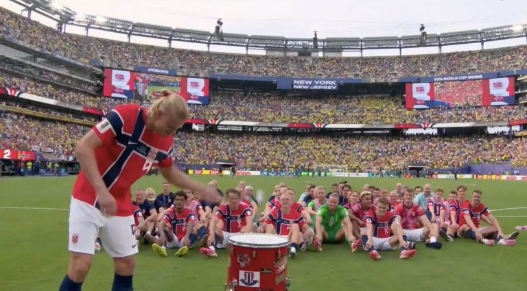Haaland Cetak Brace, Norwegia Ciptakan Kejutan Besar dengan Menyingkirkan Brasil