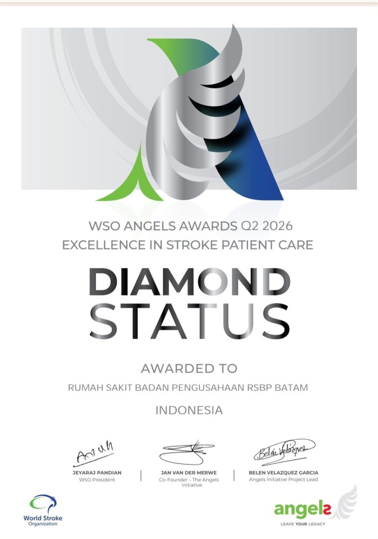 Layanan Stroke Berstandar Dunia, RSBP Batam Sukses Kantongi Diamond Status WSO