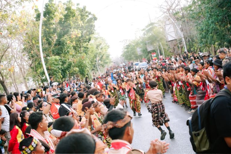 Karnaval Budaya Jamda X Pramuka NTT Finish di Saboak, Wawali Serena: Selamat Datang di Saboak, Pusat Ekonomi Kreatif di Kota Kupang