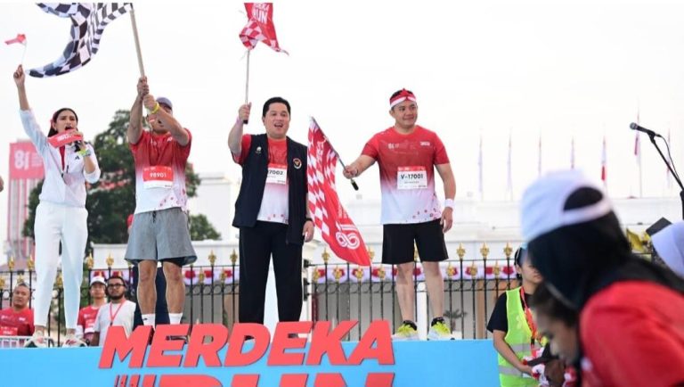 12 Ribu Pelari Ramaikan Merdeka Run 2026 di Depan Istana Merdeka