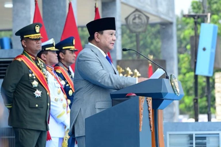 Prabowo di HUT ke-81 TNI: Ancaman Makin Kompleks, TNI Harus Adaptif dan Kuasai Teknologi