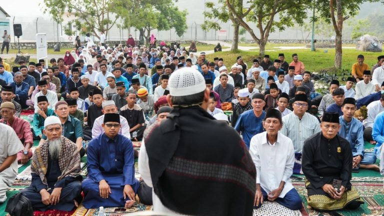 BP Batam Gelar Shalat Istisqa di Waduk Nongsa, 500 Warga Berdoa untuk Pemulihan Air Baku