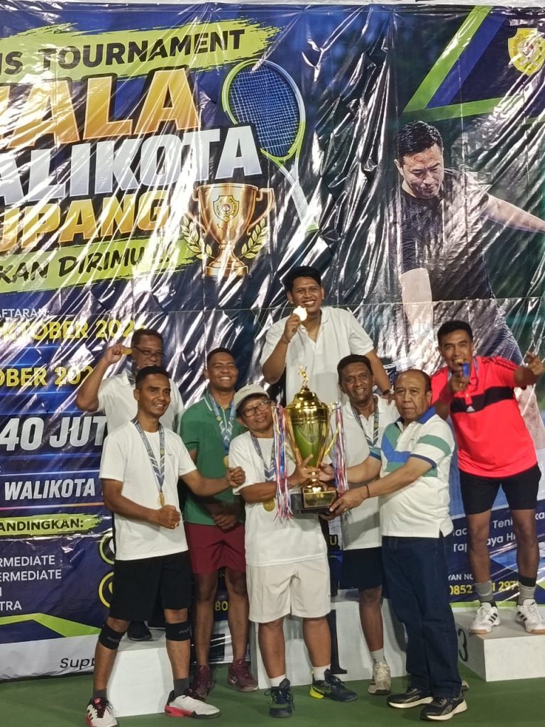 Komunitas Tenis Kota Kupang Raih Juara Umum, Sabet Piala Bergilir Wali Kota Cup II 2026